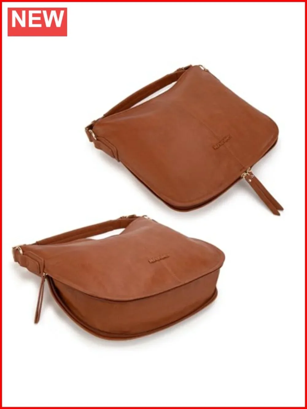 Vegan Leather Hobo Bag with Detachable Strap, Large Shoulder Purse